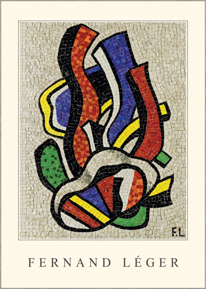 Fernand Léger Abstract Mosaic No2 - Plakat