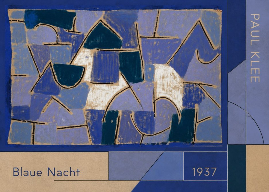 Paul Klee Blaue Nacht No2 - Plakat