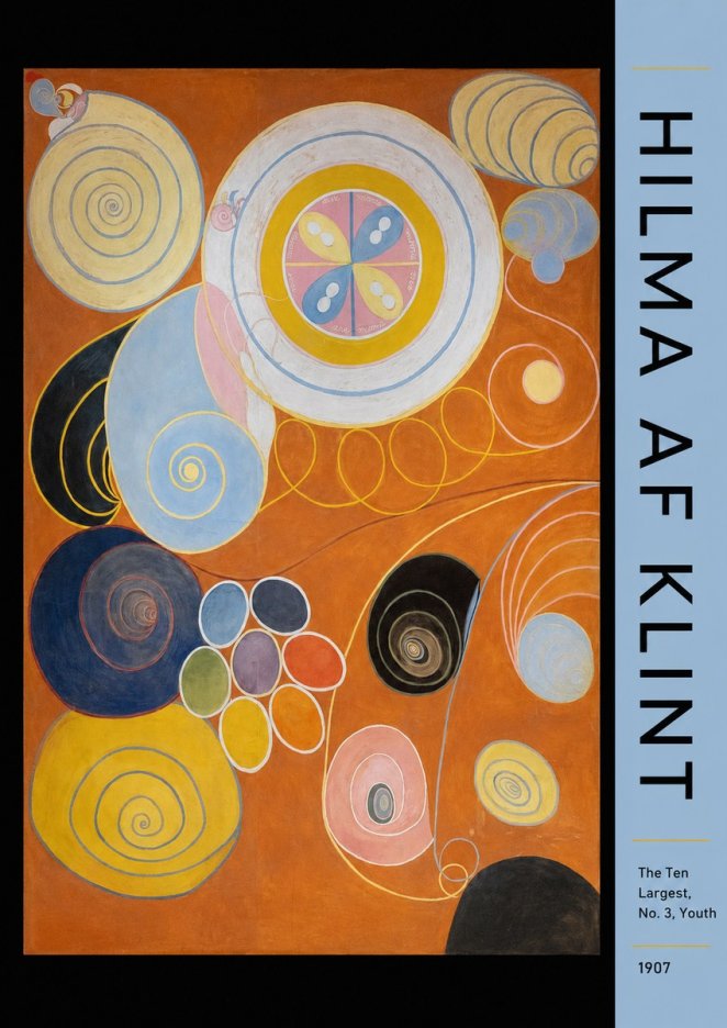 Hilma af Klint The Ten Largest, No. 3, Youth No4 - Plakat