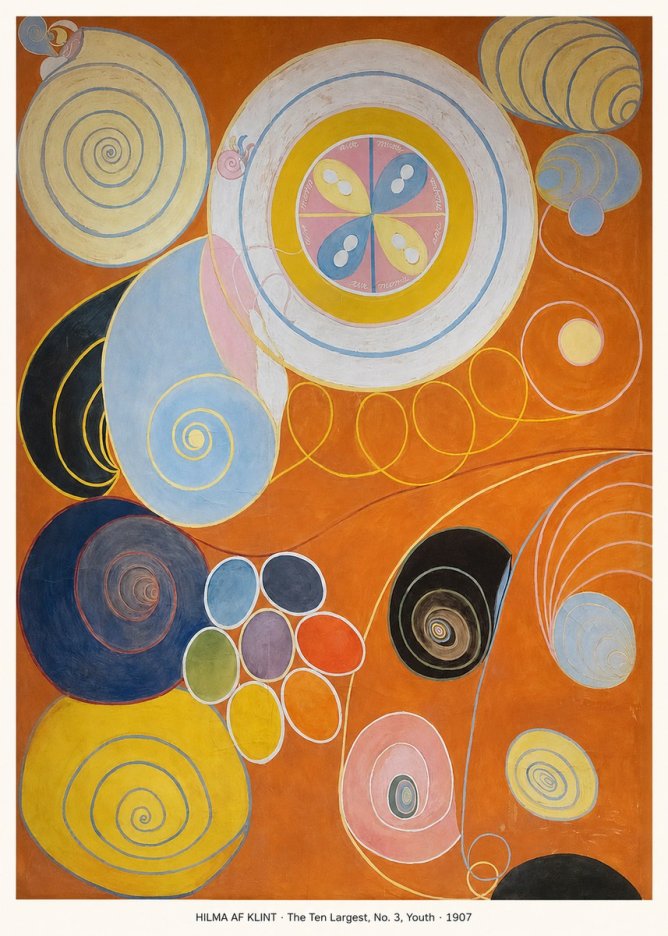 Hilma af Klint The Ten Largest, No. 3, Youth No5 - Plakat