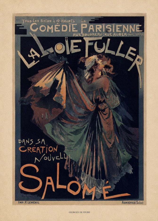Georges de Feure Salomé I No4 - Plakat