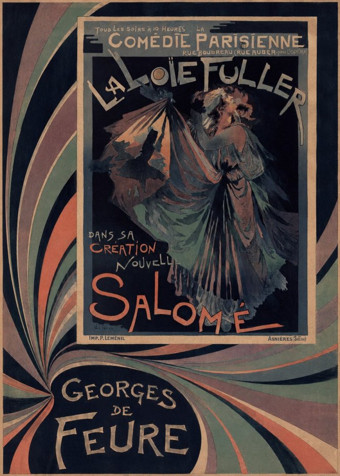 Georges de Feure Salomé I No6 - Plakat