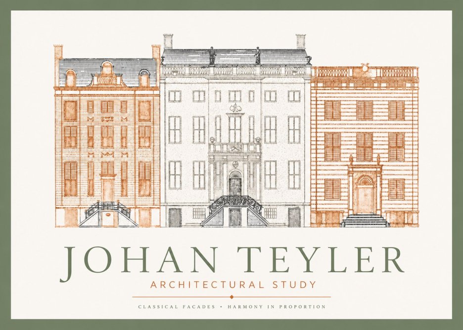 Johan Teyler Architectural Study I No3 - Plakat