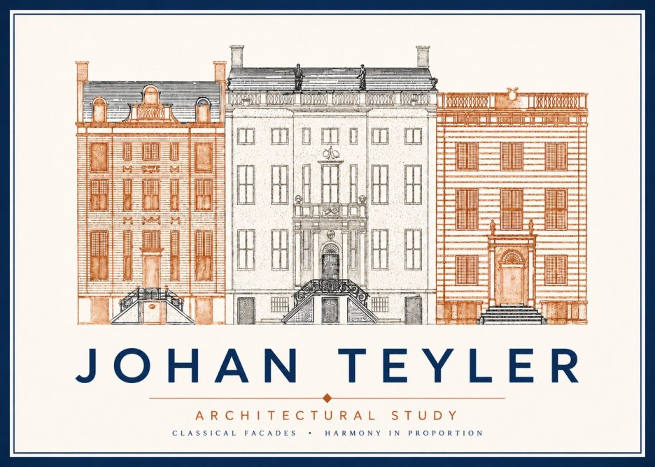 Johan Teyler Architectural Study I No6 - Plakat