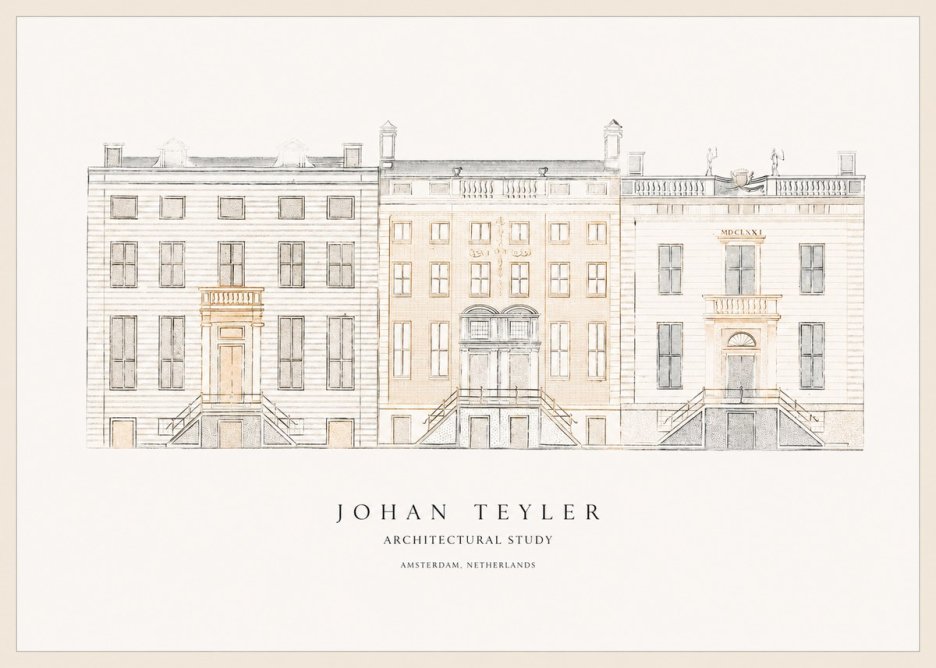 Johan Teyler Architectural Study II No1 - Plakat