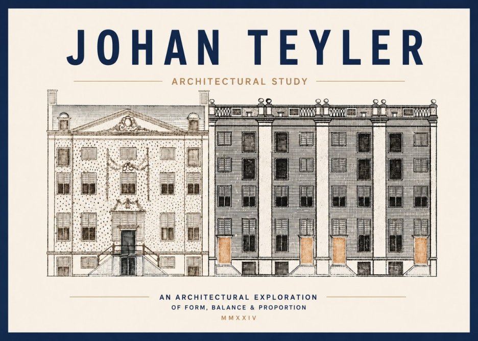 Johan Teyler Architectural Study IV No3 - Plakat
