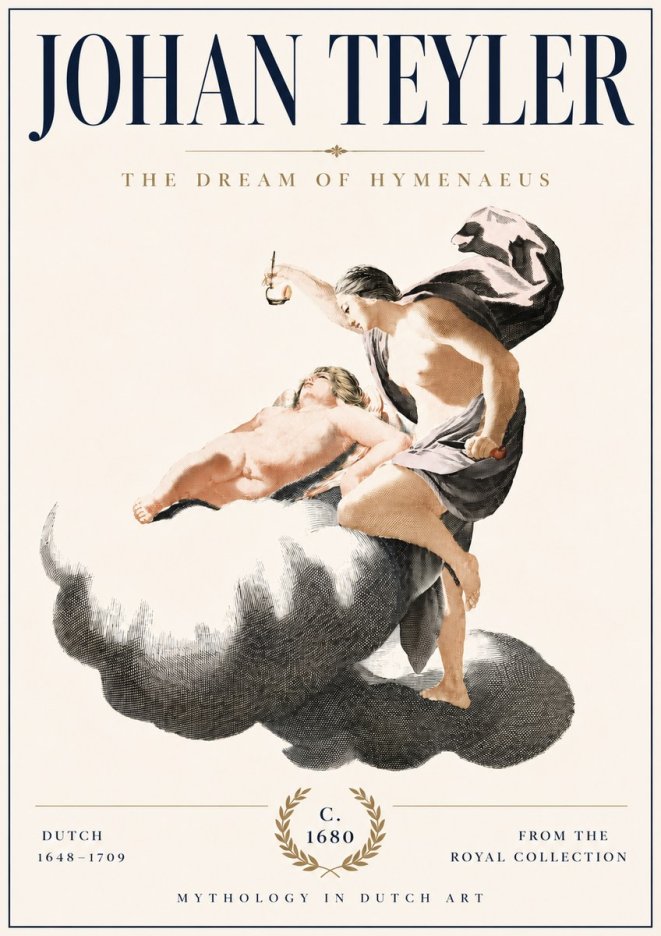 Johan Teyler The Dream of Hymenaeus No6 - Plakat