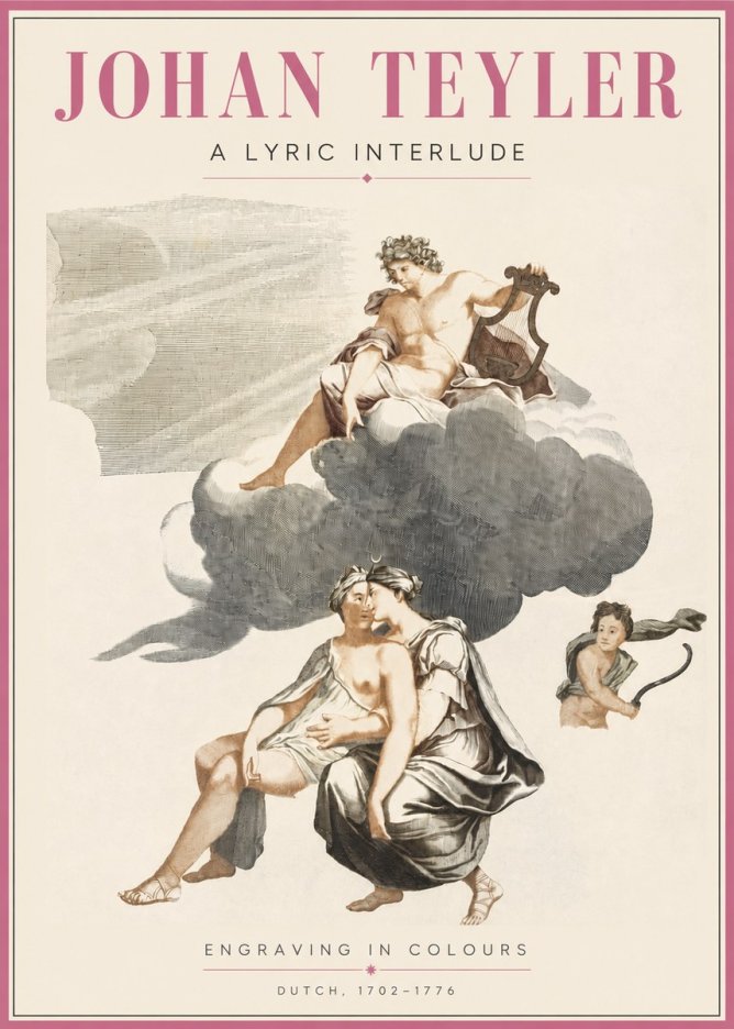 Johan Teyler Allegory of Music and Love No4 - Plakat