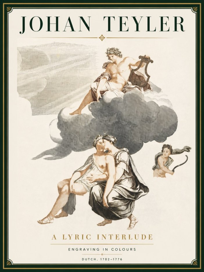 Johan Teyler Allegory of Music and Love No5 - Plakat