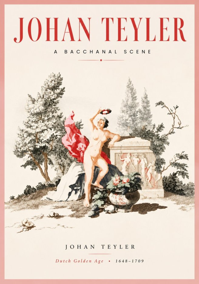 Johan Teyler A Bacchanal Scene No3 - Plakat