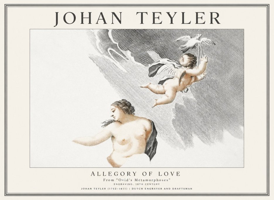 Johan Teyler Allegory of Love No1 - Plakat