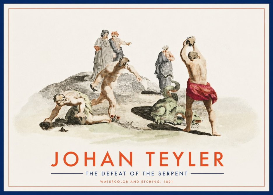 Johan Teyler Study of Ulysses and Polyphemus No3 - Plakat