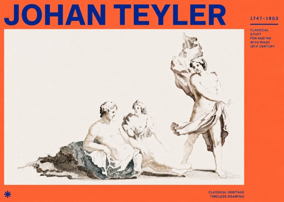 Johan Teyler Classical Study I No2 - Plakat