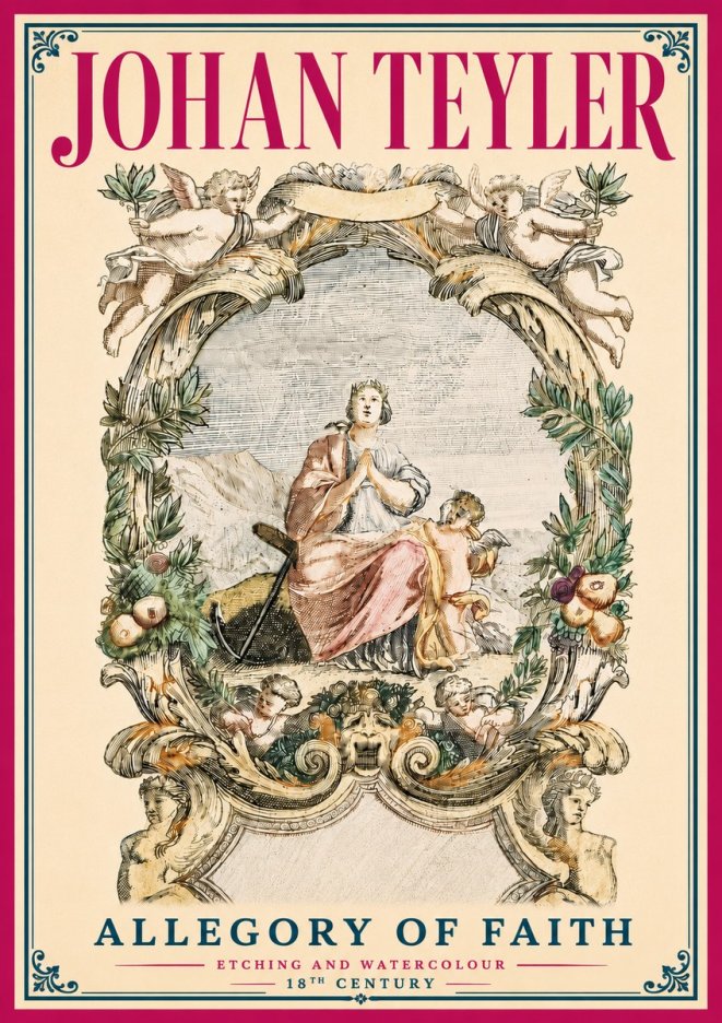 Johan Teyler Allegory of Faith No5 - Plakat