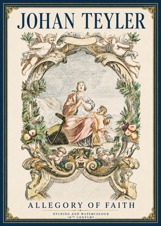 Johan Teyler Allegory of Faith No6 - Plakat