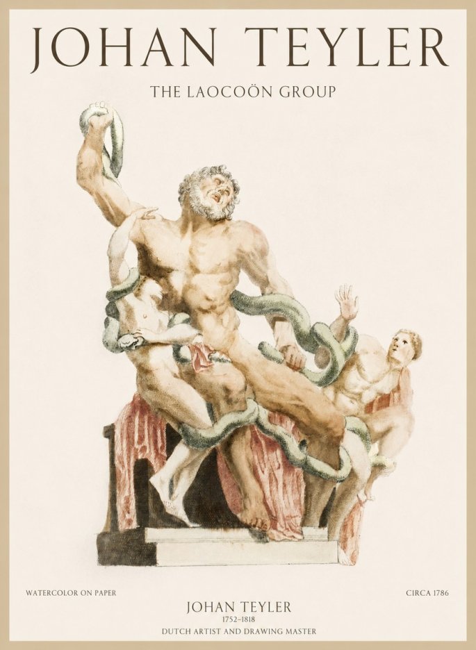 Johan Teyler The Laocoön Group No1 - Plakat