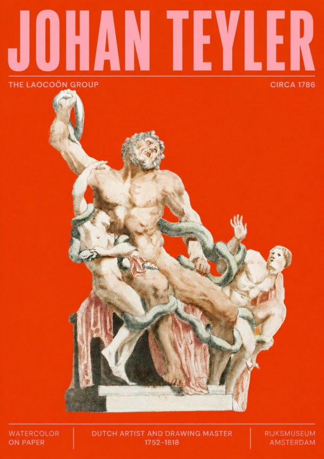 Johan Teyler The Laocoön Group No2 - Plakat