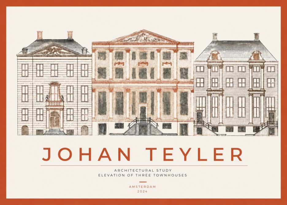 Johan Teyler Architectural Study IX No3 - Plakat