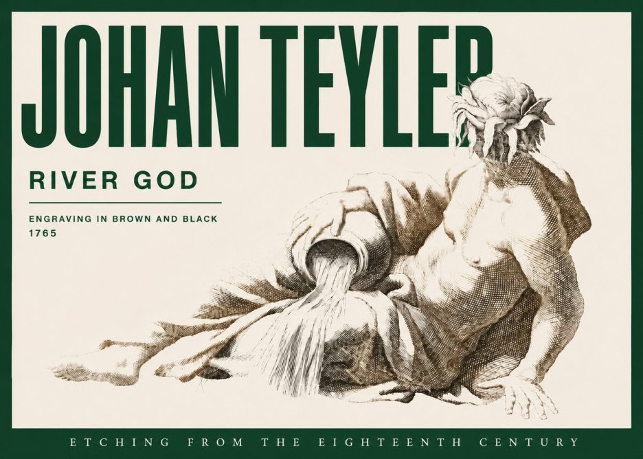 Johan Teyler River God No5 - Plakat