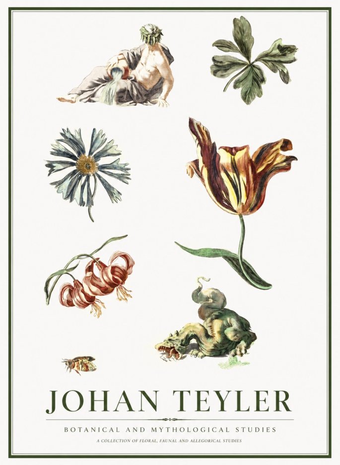 Johan Teyler Botanical and Mythological Studies No1 - Plakat