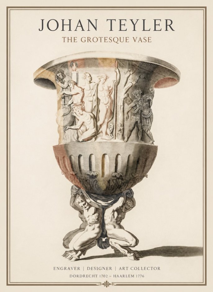 Johan Teyler The Grotesque Vase No1 - Plakat