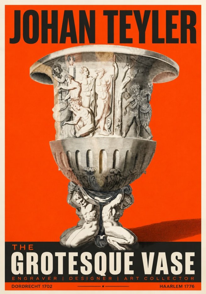 Johan Teyler The Grotesque Vase No2 - Plakat