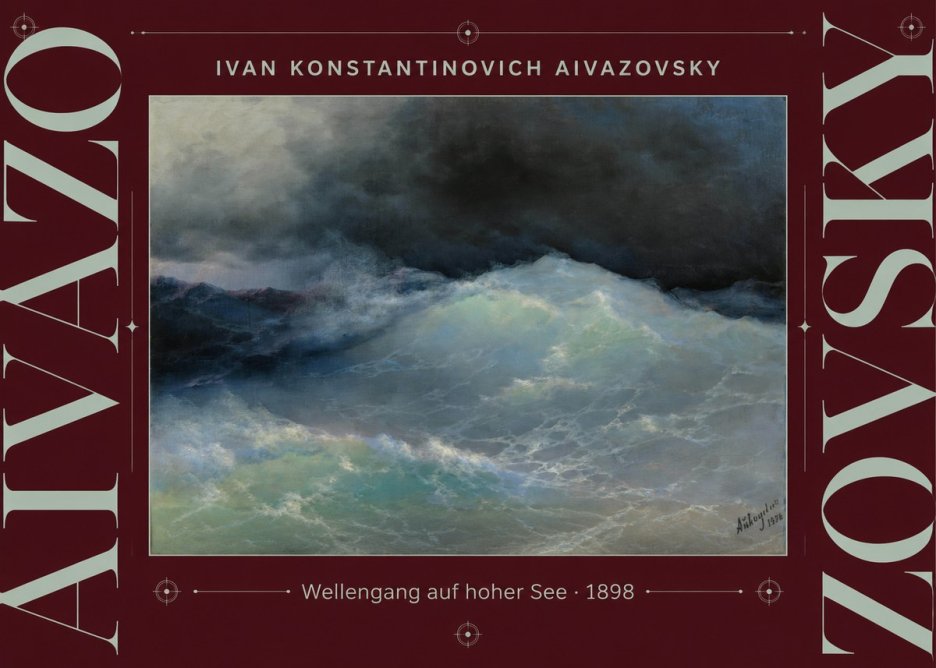 Ivan Konstantinovich Aivazovsky Wellengang Auf Hoher See No3 - Plakat