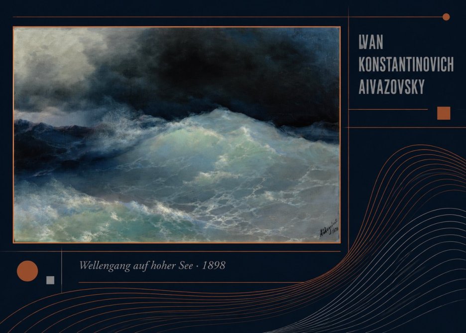 Ivan Konstantinovich Aivazovsky Wellengang Auf Hoher See No4 - Plakat