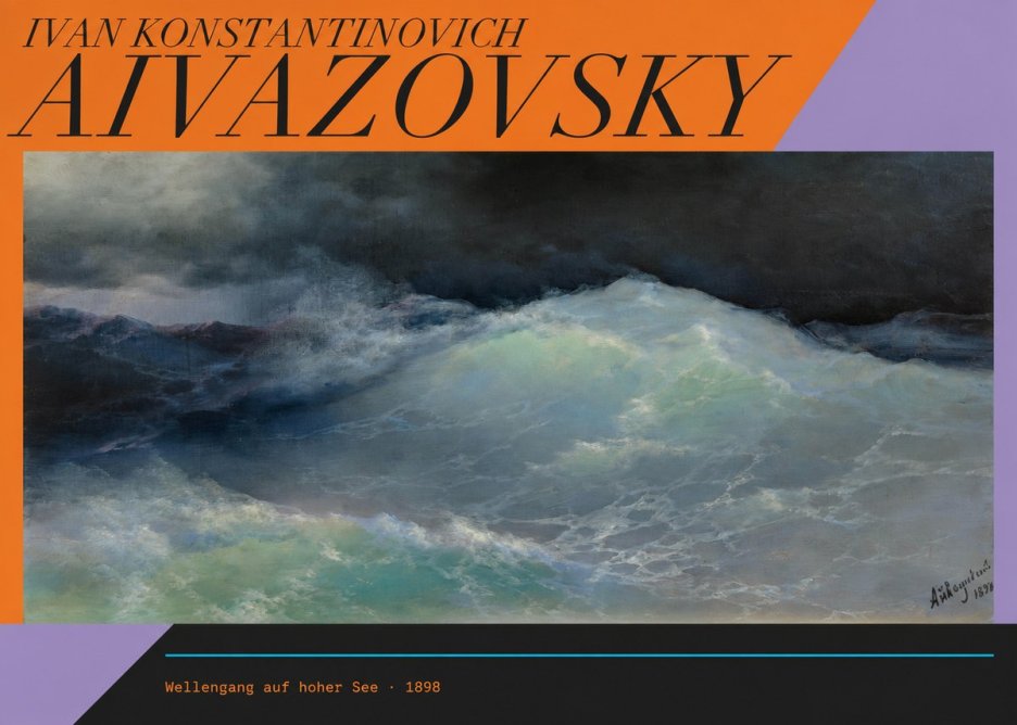Ivan Konstantinovich Aivazovsky Wellengang Auf Hoher See No6 - Plakat