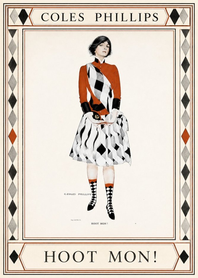 Coles Phillips Hoot Mon! No1 - Plakat