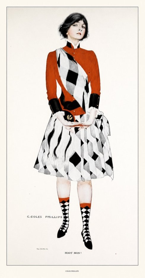 Coles Phillips Hoot Mon! No4 - Plakat
