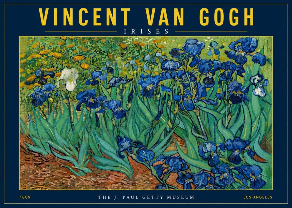 Van Gogh Irises I No4 - Plakat