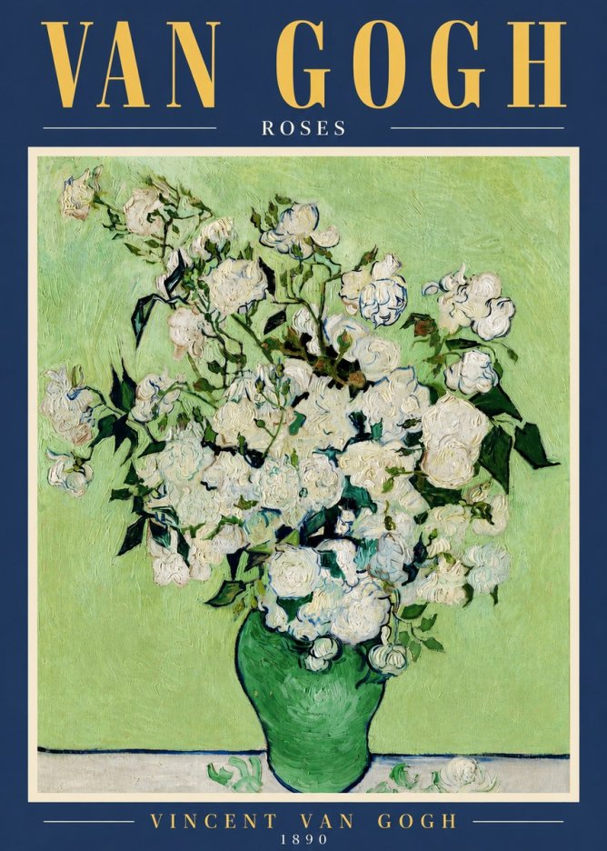 Van Gogh Roses I No5 - Plakat