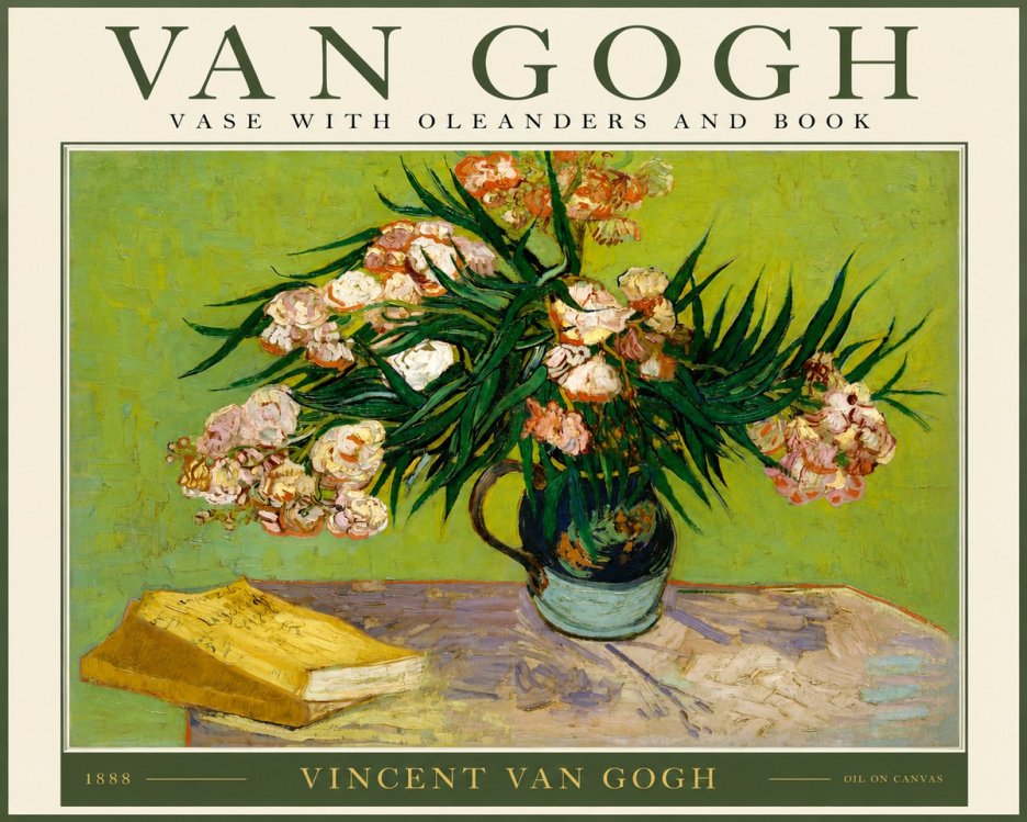 Van Gogh Oleanders No3 - Plakat
