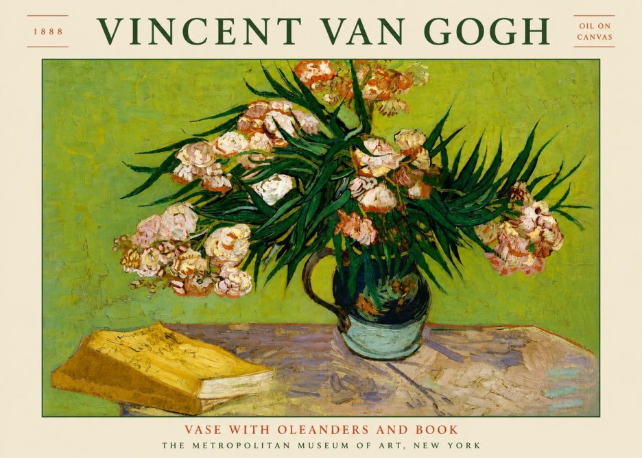 Van Gogh Oleanders No5 - Plakat
