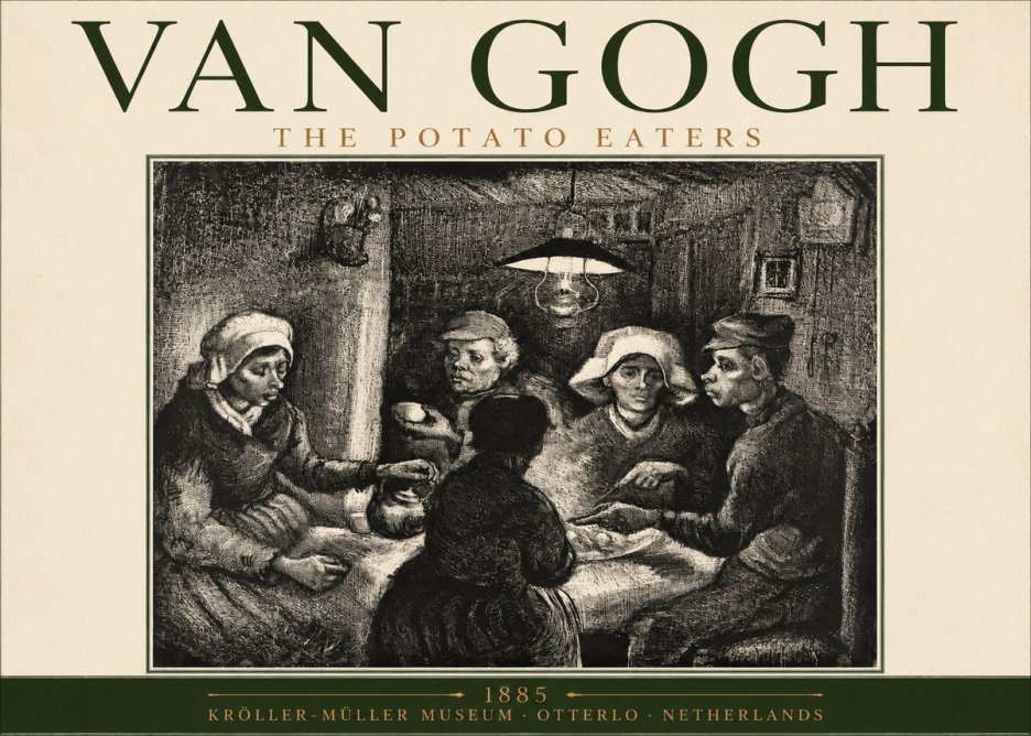 Van Gogh The Potato Eaters I No2 - Plakat