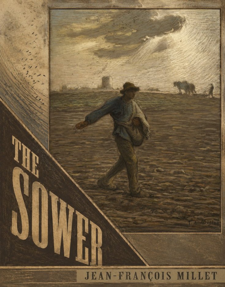 Jean-François Millet The Sower I No6 - Plakat