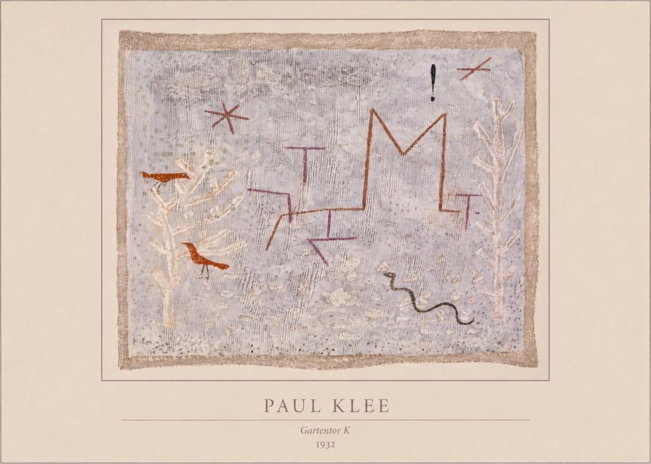 Paul Klee Gartentor K No2 - Plakat