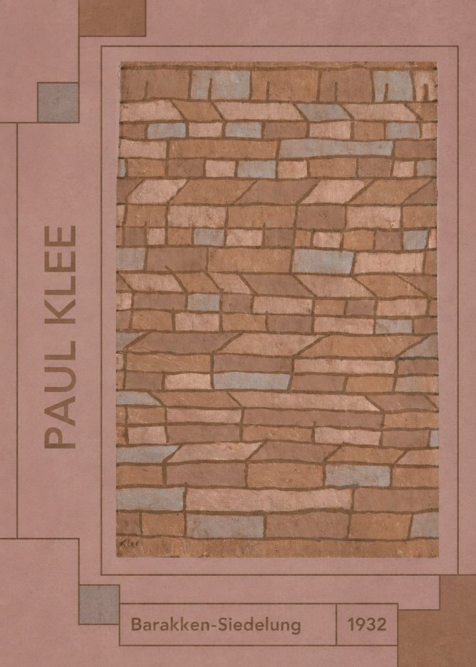 Paul Klee Barakken-siedelung No2 - Plakat