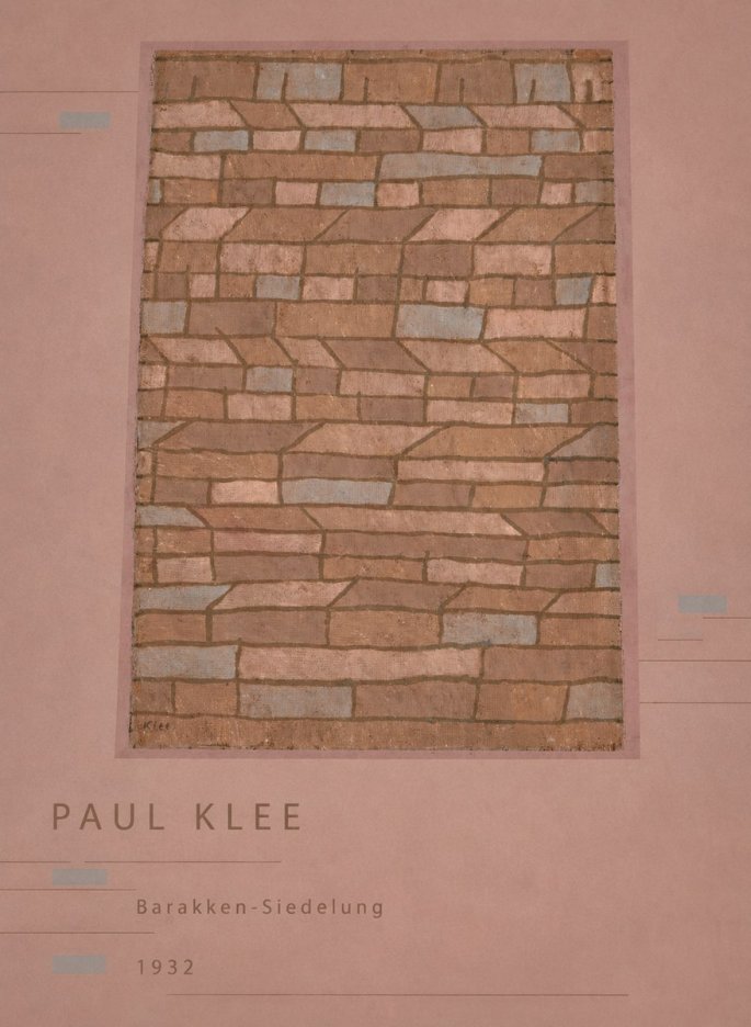 Paul Klee Barakken-siedelung No6 - Plakat