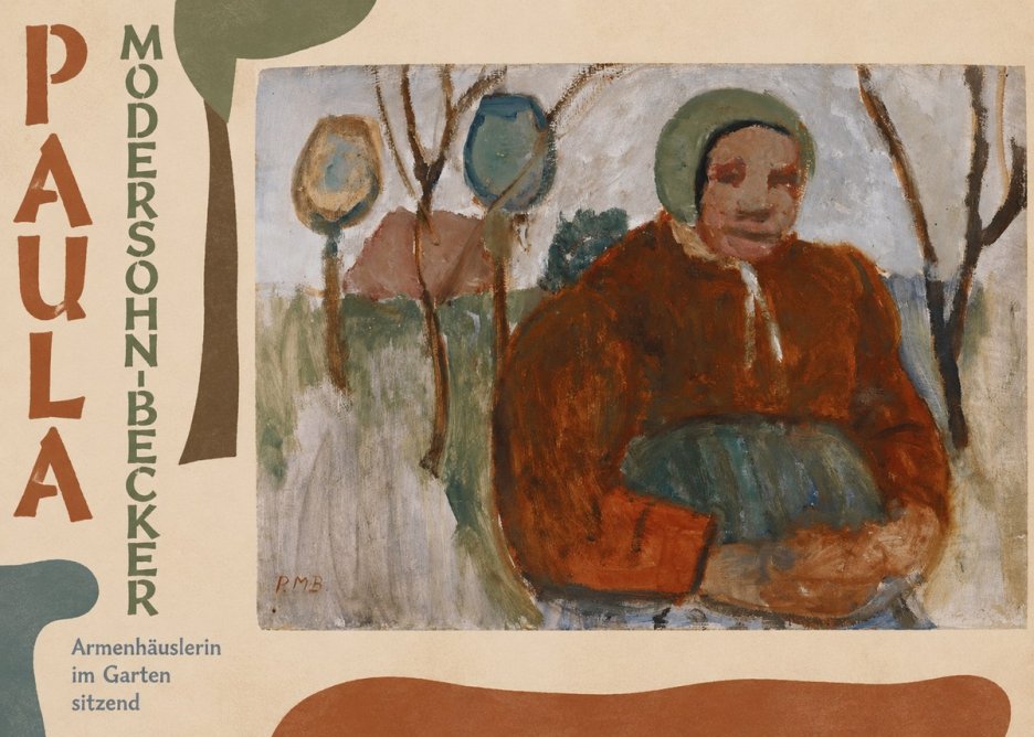 Paula Modersohn-Becker Armenhäuslerin Im Garten Sitzend No6 - Plakat