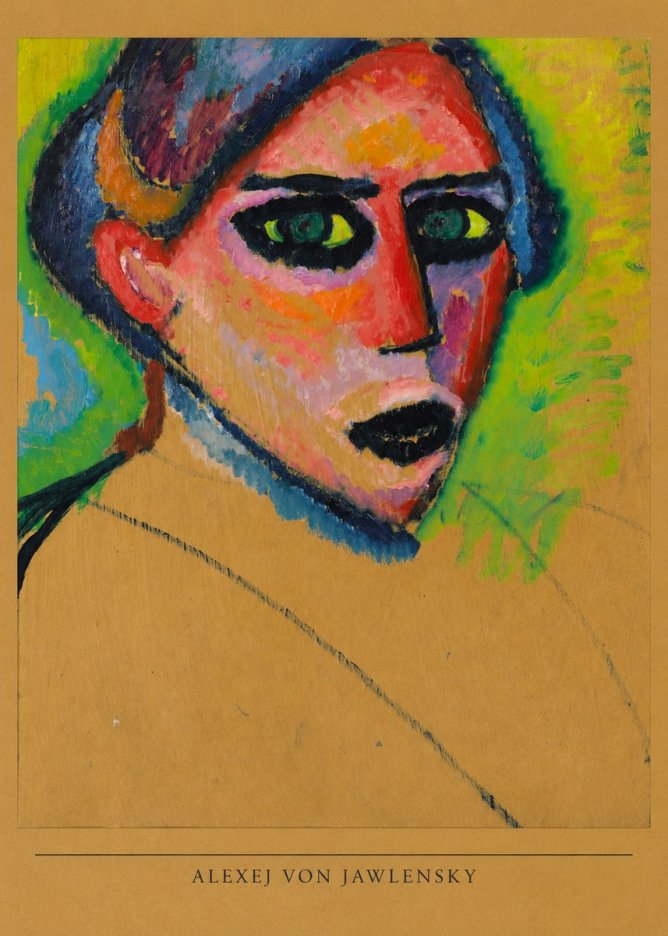 Alexej von Jawlensky Expressionist Head No6 - Plakat