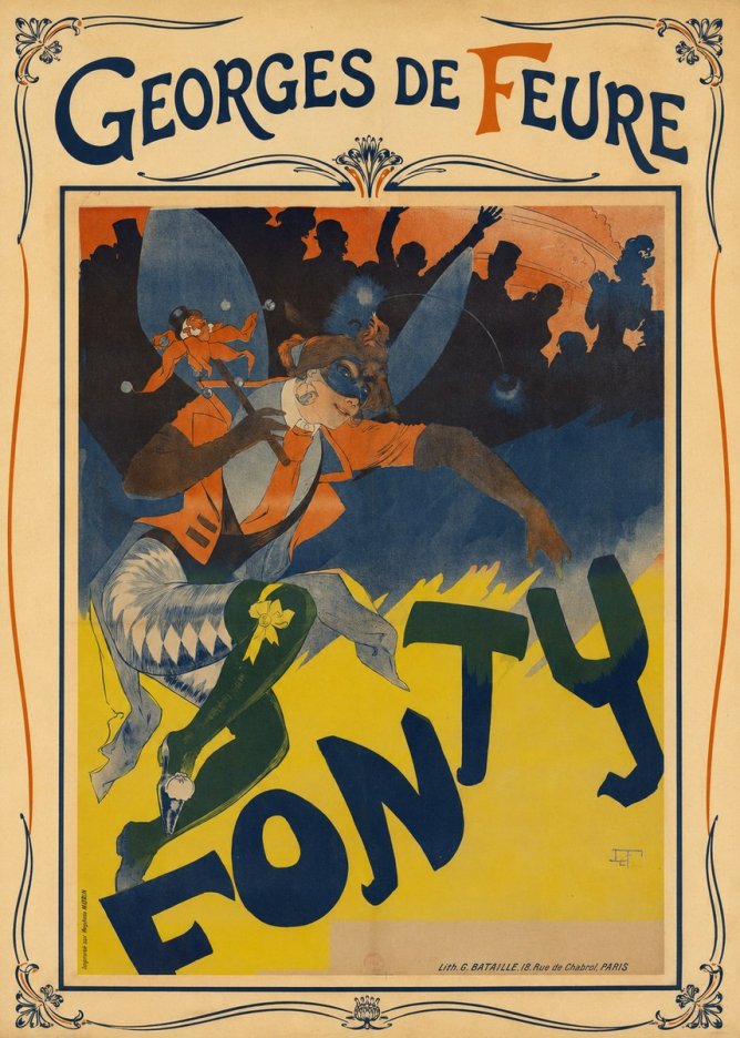 Georges de Feure Gonty No1 - Plakat
