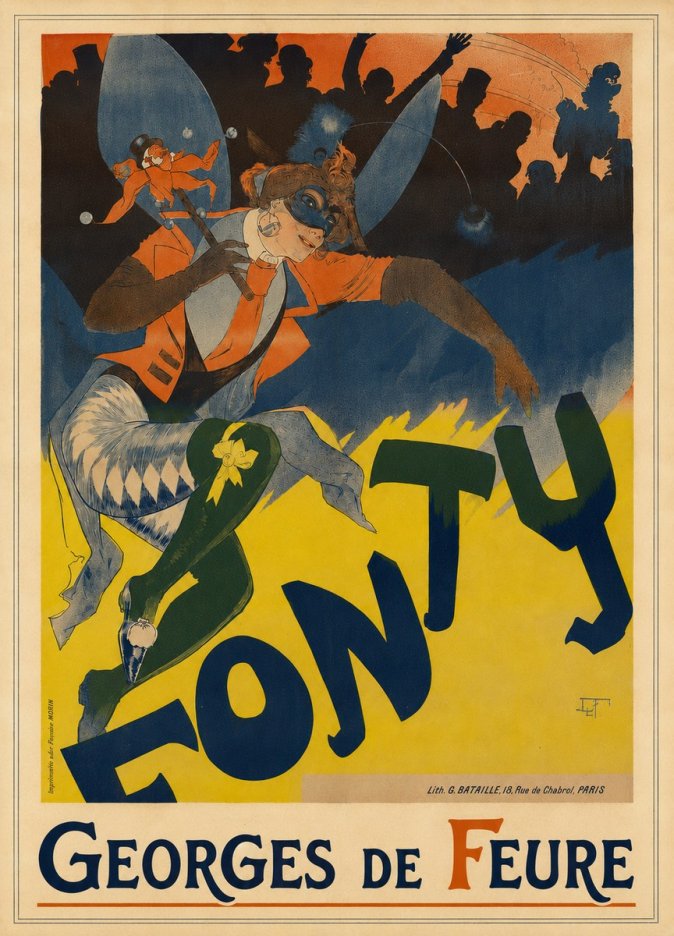 Georges de Feure Gonty No5 - Plakat