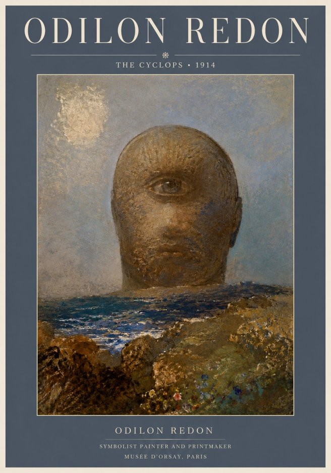 Odilon Redon The Cyclops I No2 - Plakat
