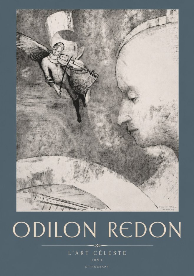 Odilon Redon L'art Céleste No2 - Plakat