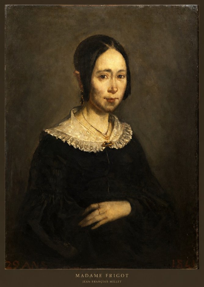 Jean-François Millet Madame Frigot No6 - Plakat