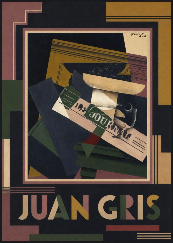 Juan Gris Journal No1 - Plakat
