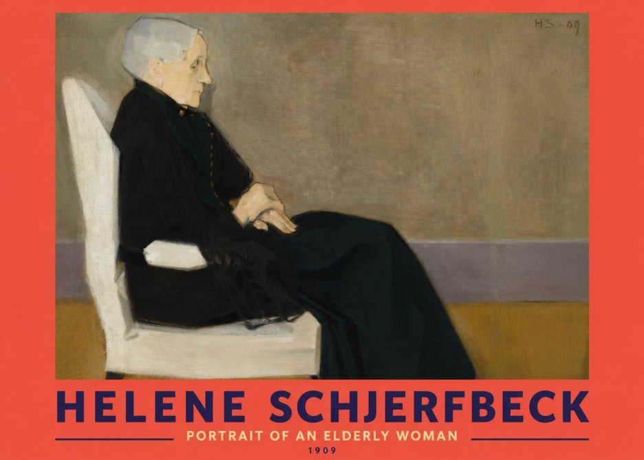 Helene Schjerfbeck Portrait of an Elderly Woman No2 - Plakat