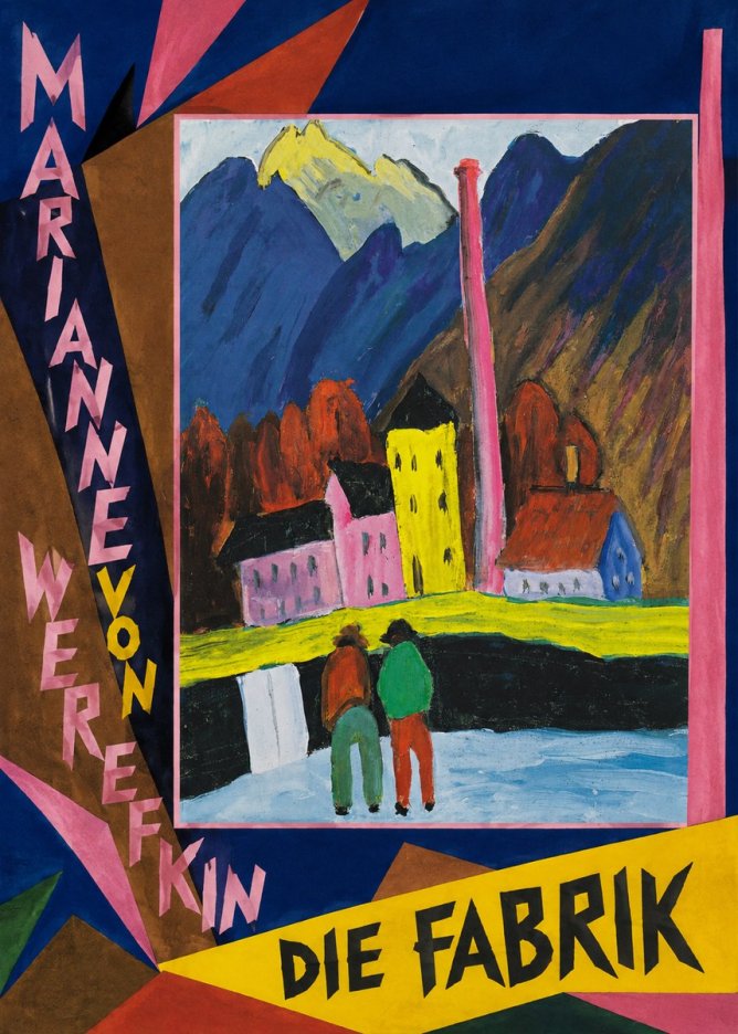 Marianne von Werefkin Die Fabrik No4 - Plakat